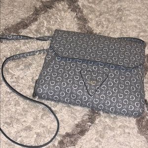 Guess gray crossbody purse